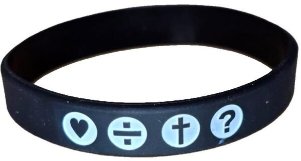 Pulsera negra propósito (pequeña) 160x12x2