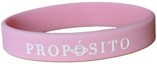 Pulsera rosa propósito (grande) 202x12x2